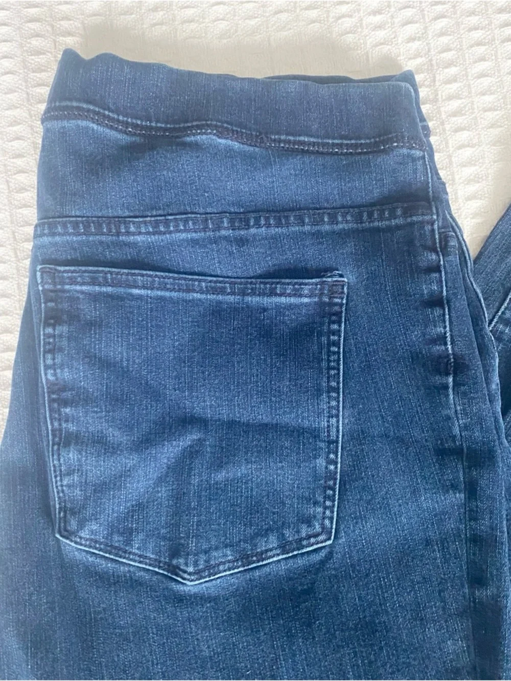 J. Crew Pull-on toothpick jean in indigo size 33